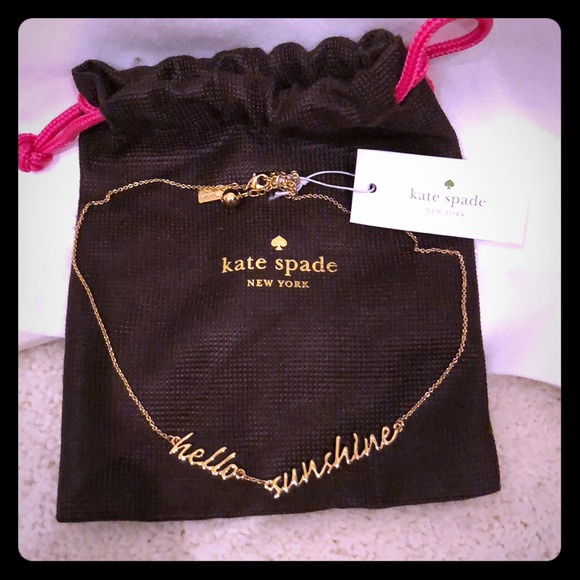 kate spade Jewelry - Kate spade gold necklace